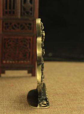 适用藏传供品 合金招财黄财神 五行水财神财神摆件 藏巴拉 a0040