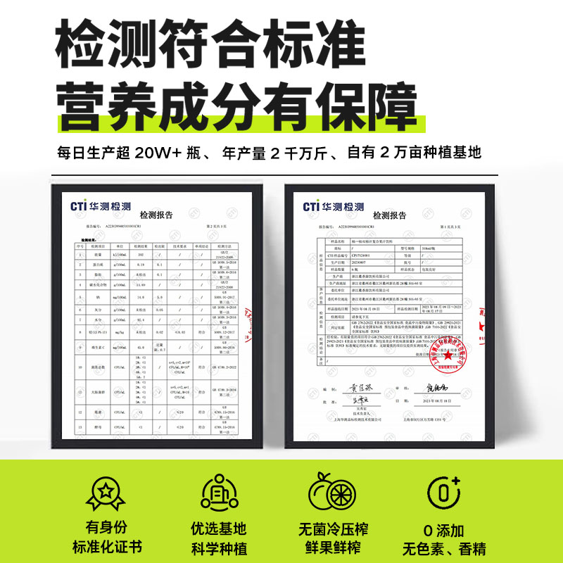 【礼盒装】柚一柚双柚汁10瓶装复合果汁饮料318g/瓶柚子汁送礼品 - 图3