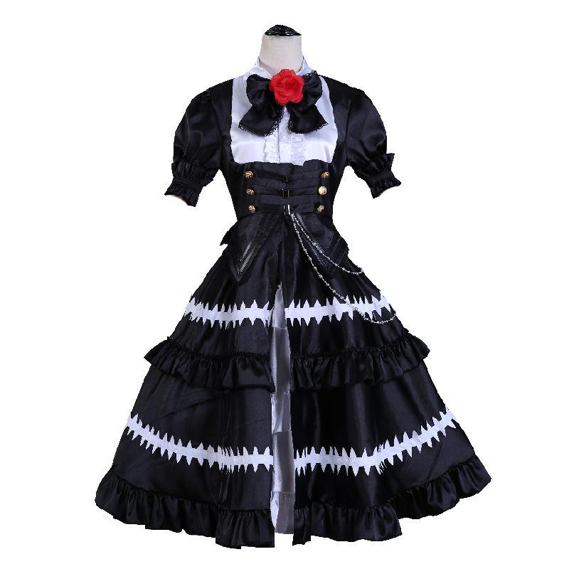 约会大作战cos服时崎狂三cosplay洋装礼服灵装洛丽塔套装 - 图3