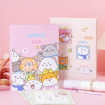 Tuk-tuk Family Classmates Record Elementary School Students Sixth Grade New Girls Cute High Face Value Loose-leaf Books Graduation Commemorative Album Students Record Elementary School Message Books of the Book of Books and the Little of the Wind