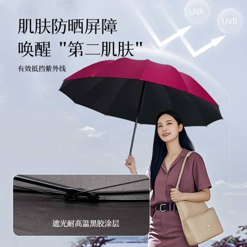 太阳伞防晒专用通用便携超大女士大号雨伞上学开合紫外线商务长柄,淘宝优惠券,粉丝福利购,淘宝优惠卷