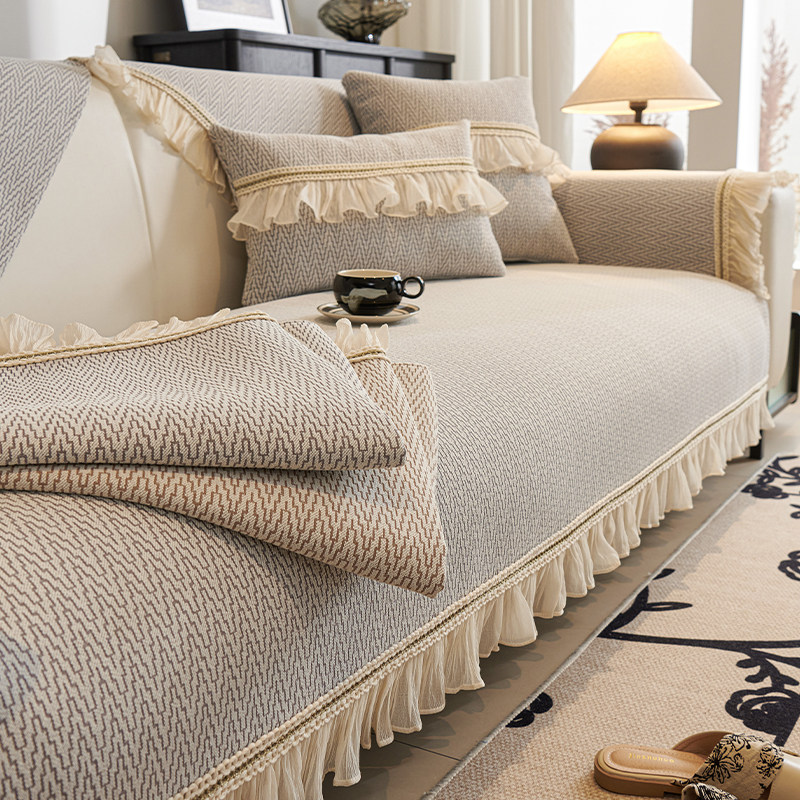 复古奶油沙发垫四季通用2025新款盖布高级感防滑皮沙发套罩坐垫子,淘宝优惠券,粉丝福利购,淘宝优惠卷