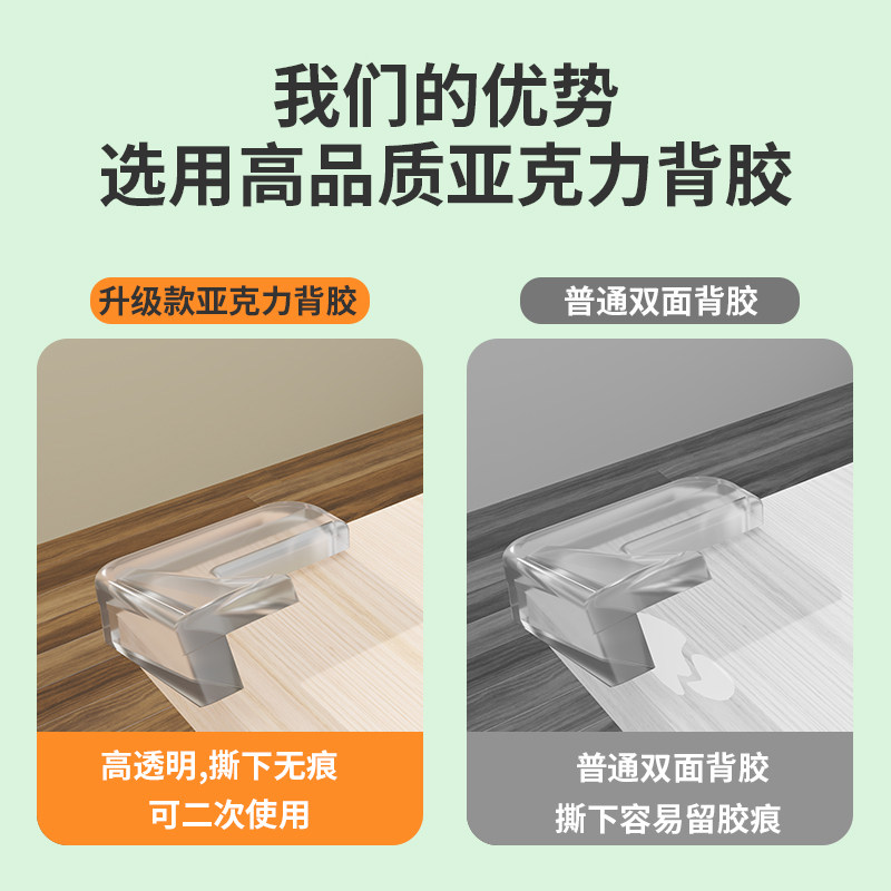 儿童防撞角条桌子包边贴安全保护套防磕碰硅胶护角软直角桌角防护,淘宝优惠券,粉丝福利购,淘宝优惠卷
