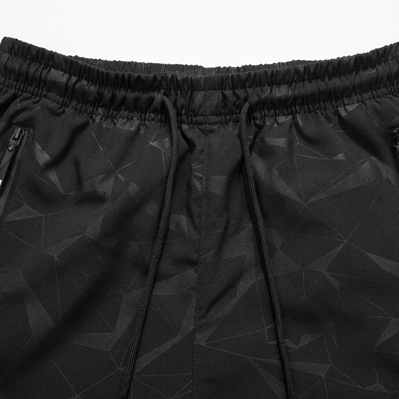 Sweatpants Quick drying gym shorts夏季运动裤速干健身沙滩短裤 - 图1