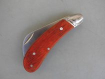 Stock Outlet Tailstock Wood Handle Electrician Knife Bending Edge Peeling Wire Knife Multipurpose Folding Knife Graft Knife Cable Paring Knife