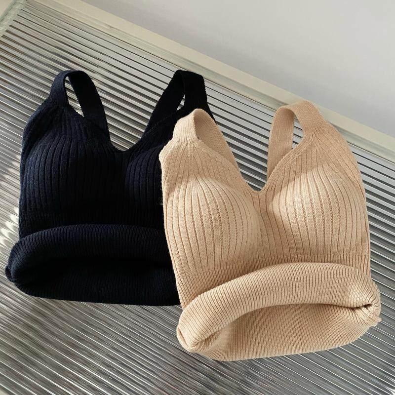 针织保暖吊带背心带胸垫加厚显瘦发热内搭打底毛衣秋冬上衣2024,淘宝优惠券,粉丝福利购,淘宝优惠卷