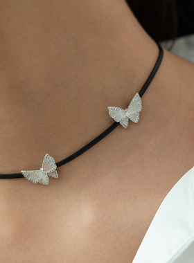 VEKE「暮光蝶」项链小众颈链锁骨链简约温柔choker