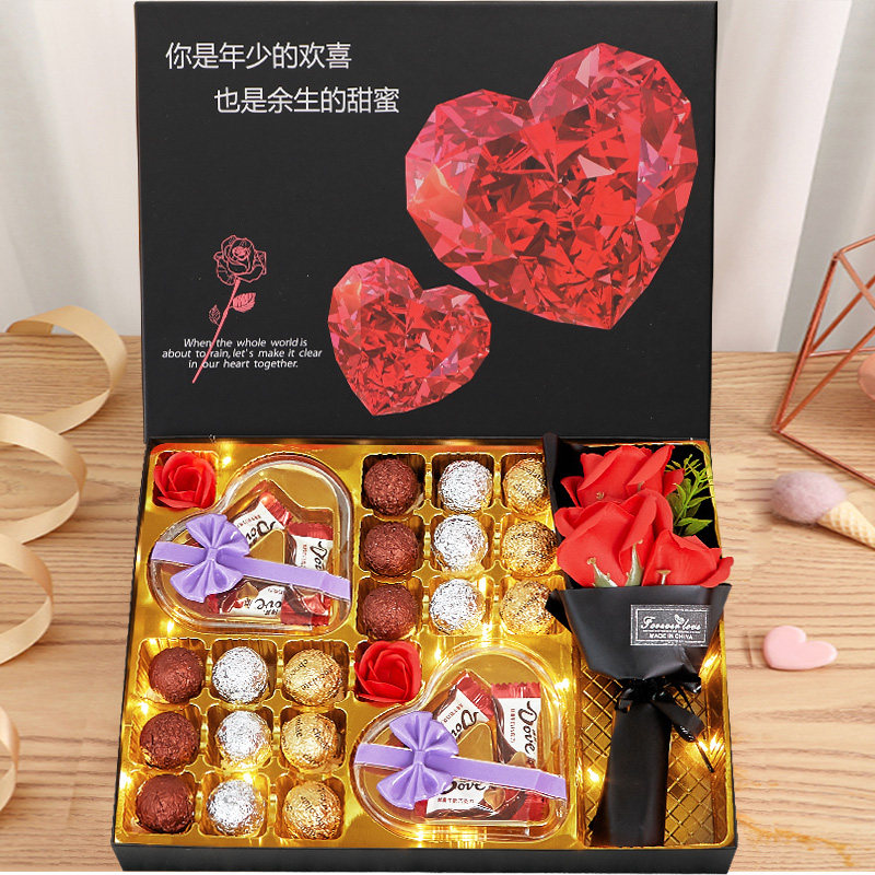 七夕情人节礼物送女朋友老婆创意礼盒装实用浪漫走心生日礼物女生