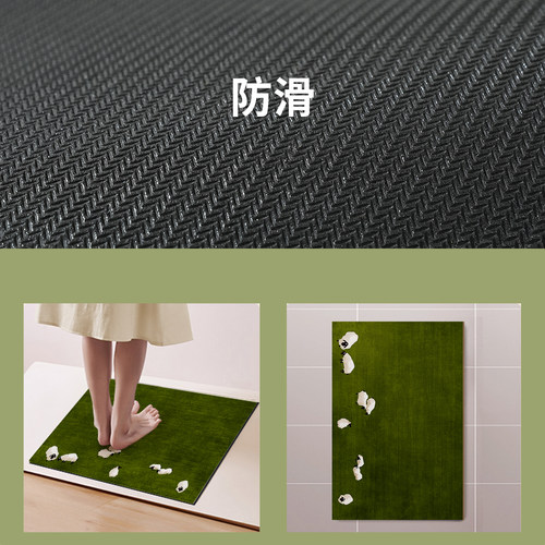 厨房地垫可擦免洗地毯转角家用吸水耐脏脚垫2025新款硅藻泥专用垫 - 图2