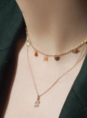 bm小蛇项链女别致设计高级吊坠