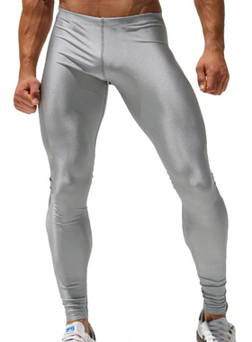 Solid Fit Men's Sports Yoga Pants纯色修身休闲运动瑜伽长裤男