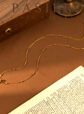 铜合金 立方氧化锆 铂思亚 [碎光]项链BD9896彩