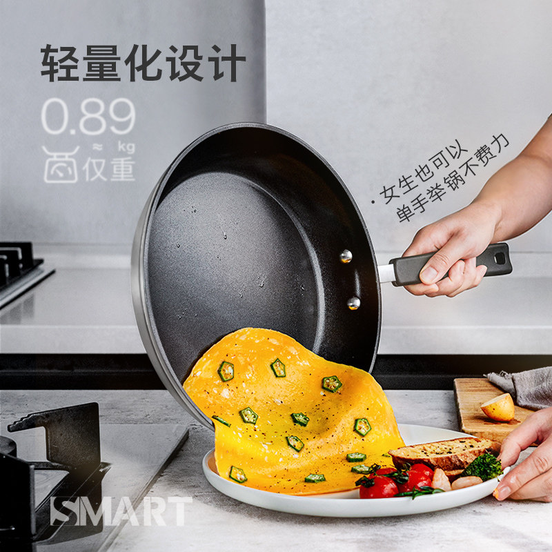 MasterPRO煎锅不粘锅厨房煎蛋煎饼不沾平底锅燃气灶电磁炉适用