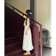 Xiaonajiao petite ອ່ອນໂຍນ lace back zipper ສັ້ນ vest ອອກແບບ skirt suit ສໍາລັບແມ່ຍິງ