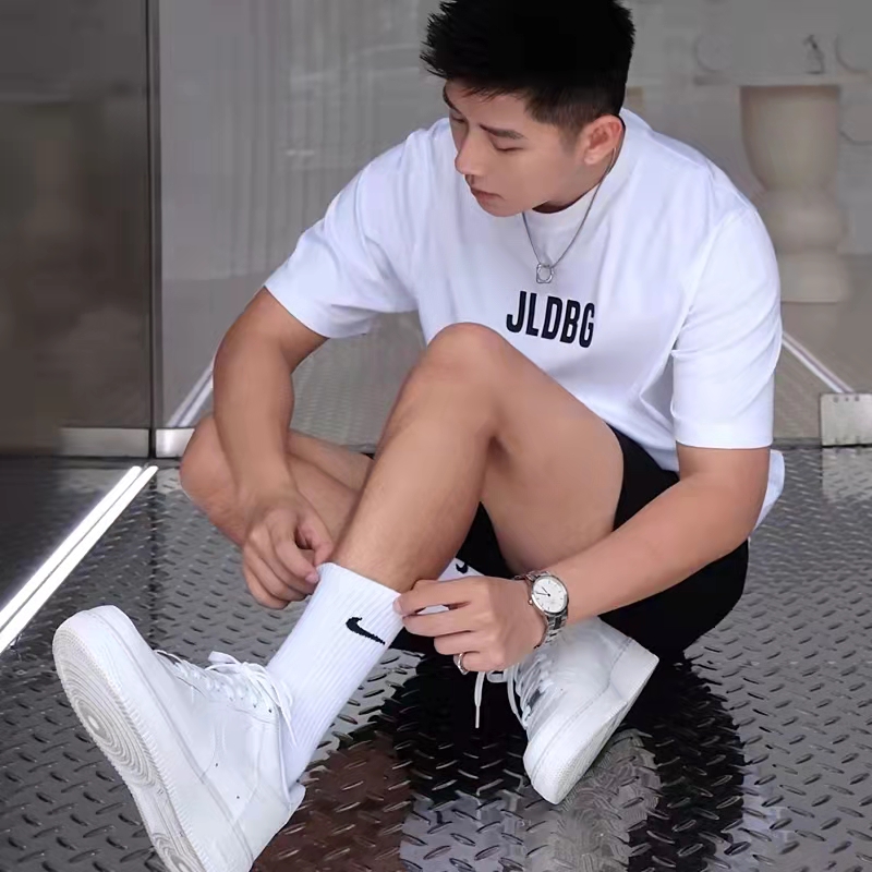 中筒男士夏季款情侣纯棉ins潮短袜 婺洁短袜/打底袜/丝袜/美腿袜