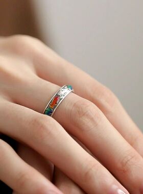 九尾戒指活口可调节指环