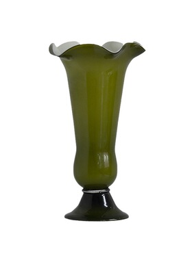 法式复古玻璃花瓶感家居摆件装饰客厅鲜花瓶餐桌插花水培花器