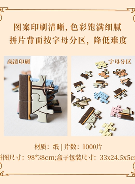 世界名画拼图成人1000片解压