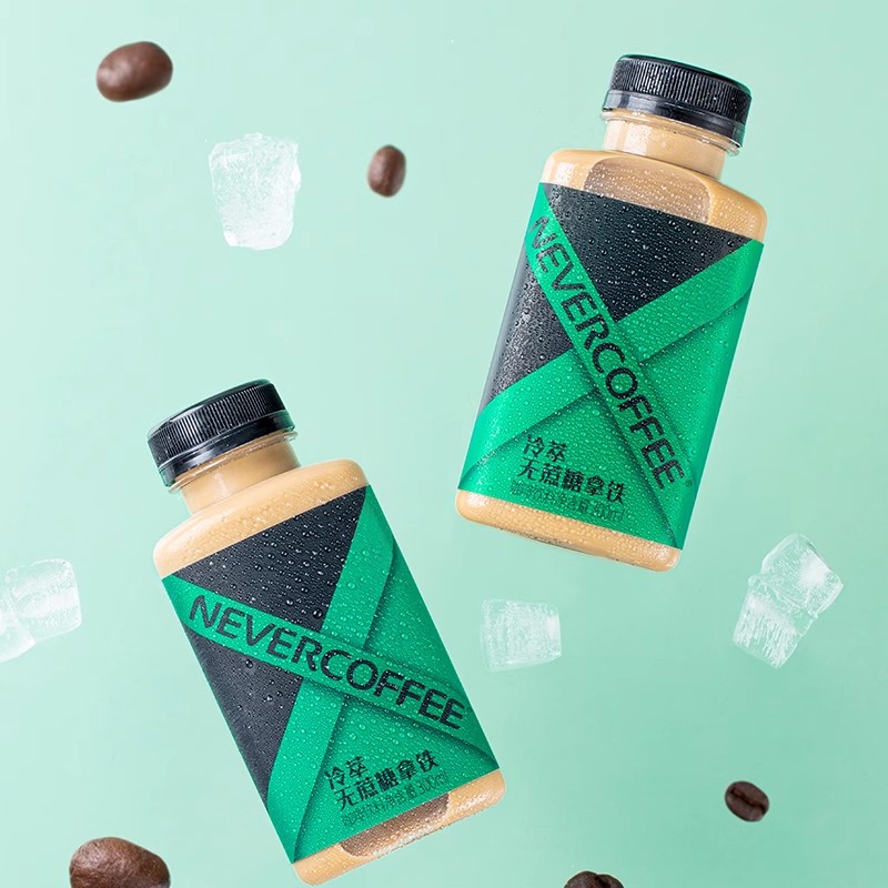 NeverCoffee冷萃即饮瓶装咖啡饮料300ml无糖美式丝滑拿铁饮品整箱