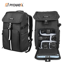 Prowell Camera Bag Double Shoulder Canon Photo Package Side Open Quick Take Large Capacity Single Backpacking Camera Computer Integrated Bag