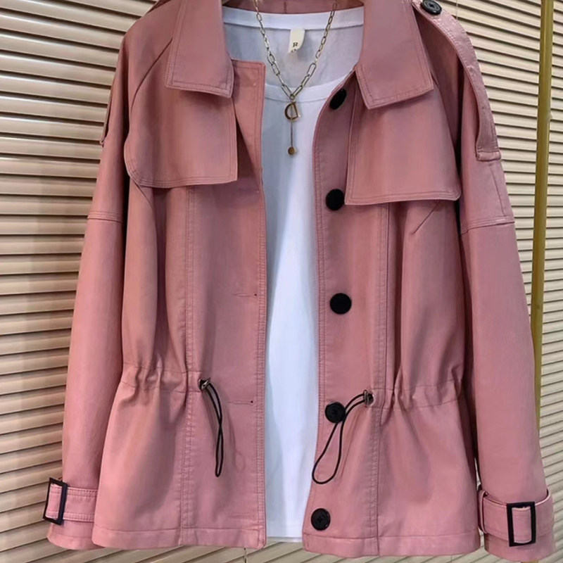 胖妹妹大码女装2026春款PU外套百搭遮肉皮衣长袖外套皮夹克显瘦潮,淘宝优惠券,粉丝福利购,淘宝优惠卷