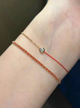 2025蛇年本命年好运红绳幸运手链