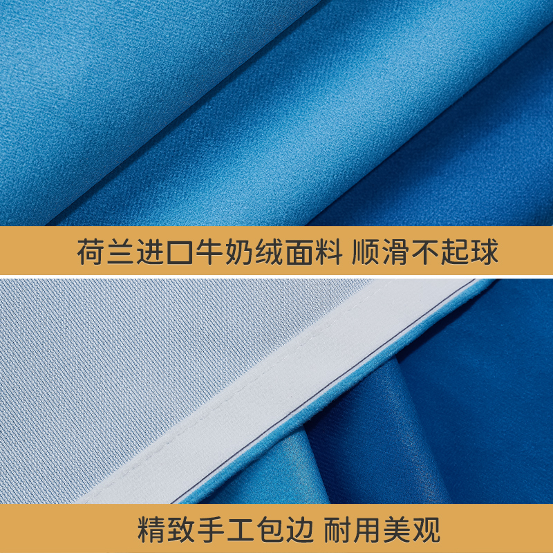 镜子遮挡帘免打孔滑轨式卧室梳妆台防尘盖布穿衣落地镜卫生间帘子