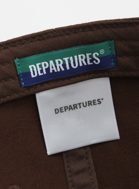 DEPARTURES 2025新款破产兄弟鸭舌棒球帽男复古水洗做旧刺绣情侣
