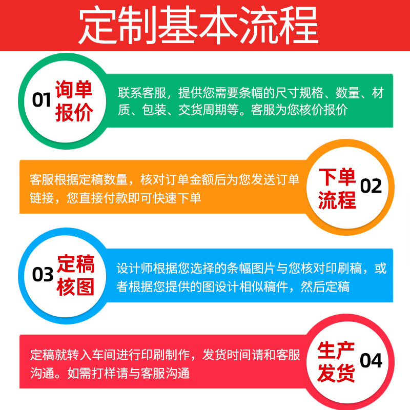 彩色条幅制作广告横幅定做高档竖幅结婚礼生日宣传标语活动订制做-图3