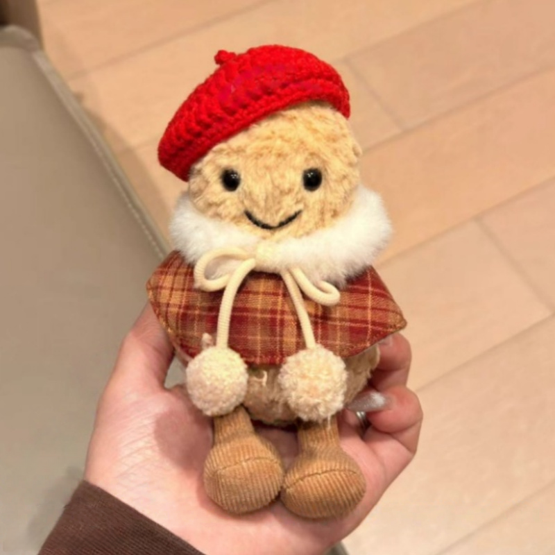 适jellycat趣味花生衣服11cm新年娃衣玩偶挂件钥匙扣配饰帽子围巾,淘宝优惠券,粉丝福利购,淘宝优惠卷