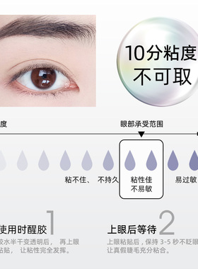 小恶魔假睫毛胶水双眼皮两用