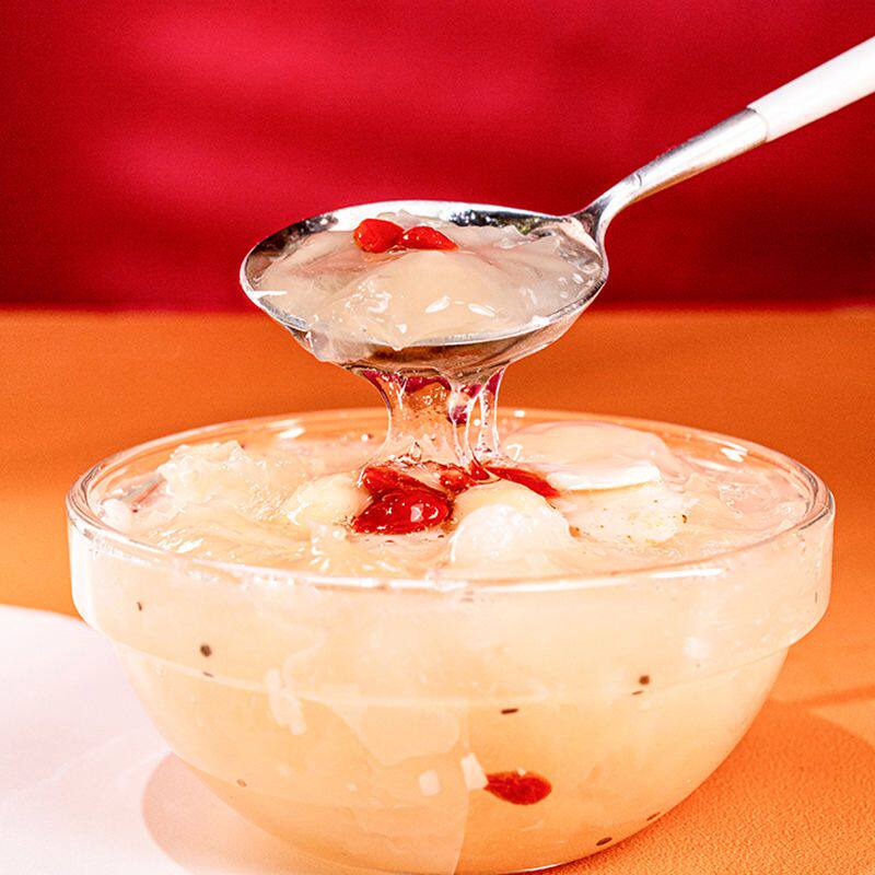 林家铺子大朵银耳羹罐头200g*8罐鲜炖银耳百合莲子羹免冲泡即食,淘宝优惠券,粉丝福利购,淘宝优惠卷