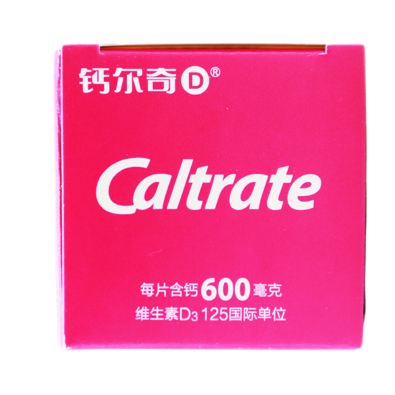CALTRATE/钙尔奇 碳酸钙d3片 600mg:125iu*30片*1瓶/盒