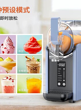 110V伏美规220V欧规冰沙机家用全自动冰淇淋机奶昔机雪融机冷饮机