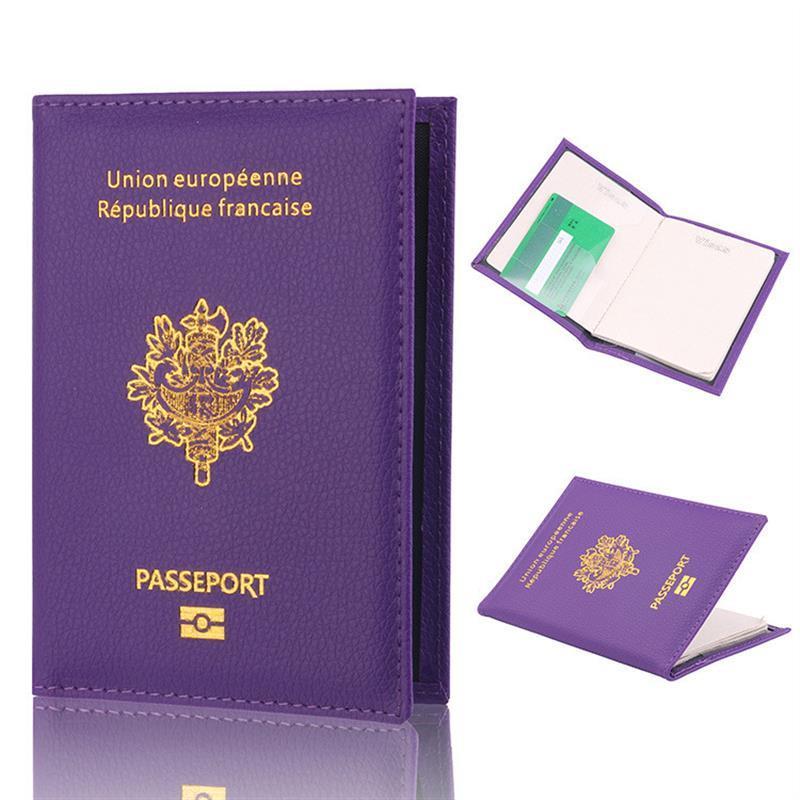 EU France passport cover passport case欧盟法国护照卡套holder - 图1