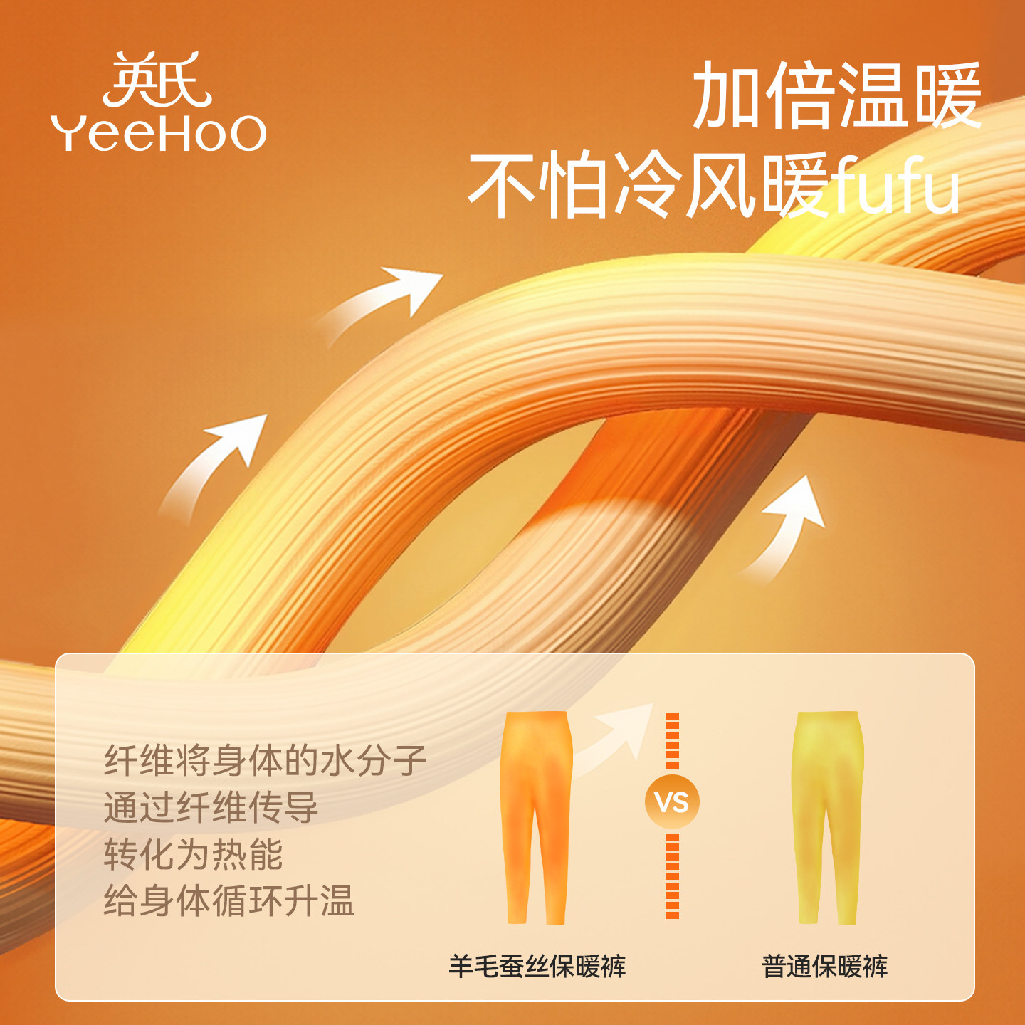 英氏儿童保暖裤双层加厚羊毛桑蚕丝男童女童秋冬学生校服神器打底,淘宝优惠券,粉丝福利购,淘宝优惠卷