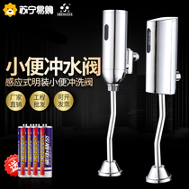 2319 Holy Snow Fully Automatic Urinal Flush Valve Small Poop Flush flush valve URINAL SENSOR SMART INFRARED RAYS