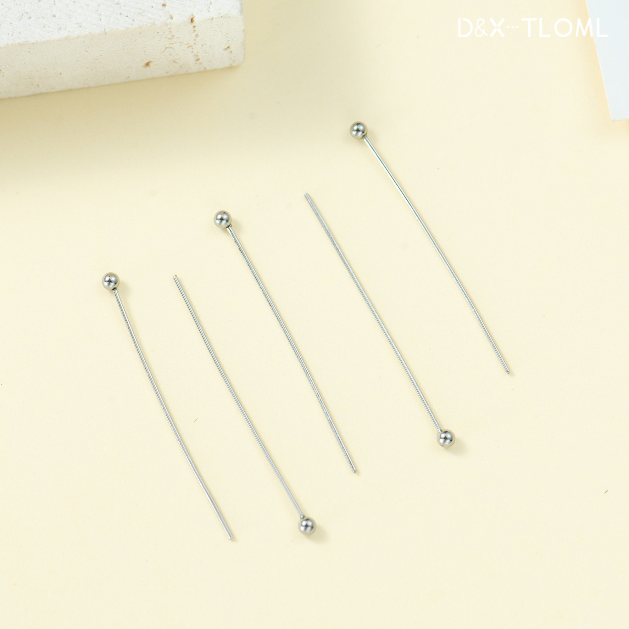 东夏饰品 钛钢精工9字针球头针 手工diy手链项链T字针不掉色配件,淘宝优惠券,粉丝福利购,淘宝优惠卷