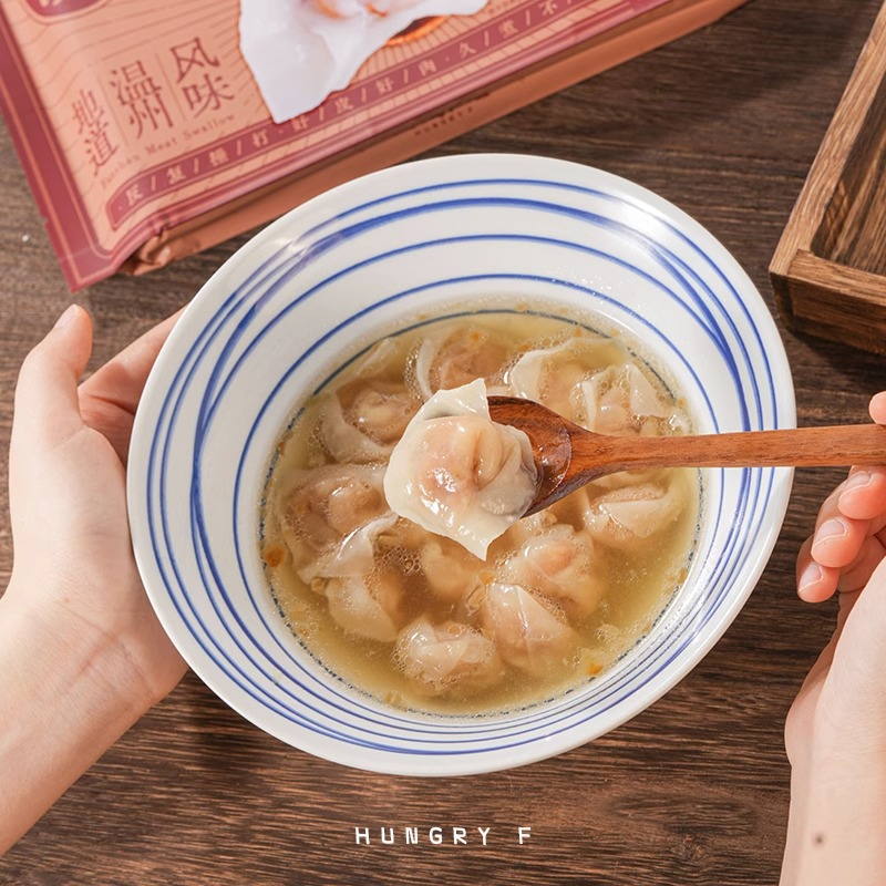 饥饿F姐 温州矾山肉燕 百年非遗技艺地道温州风味方便早餐 93g/袋 - 图0