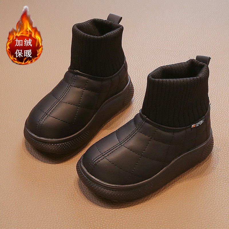 女童雪地靴2025新款冬季儿童棉鞋宝宝鞋子加绒保暖小女孩靴子防水,淘宝优惠券,粉丝福利购,淘宝优惠卷
