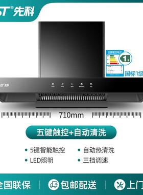 SAST/先科欧式T型抽油烟机家用厨烟机壁挂式抽烟机房顶吸式吸油