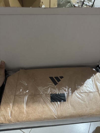 Mochila oficial auténtica Adidas/Adidas, bolso dorado, bolso deportivo de tendencia, bolso escolar de papel Dupont