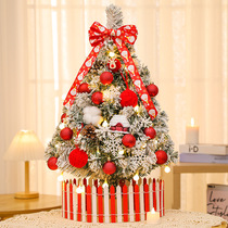 Christmas Tree Home Desktop Small Snow Decorations Christmas 2022 New Mini Pendulum diy arrangement 2368