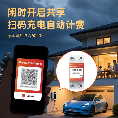 小麦电站充电桩联网控制器可预约谷时充电共享充电智能控制开关 - 图2