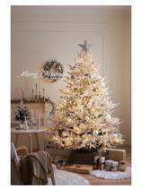 Home Christmas Tree Villa Mall Shop Windows Large Pe Snow Net Red Christmas Tree Christmas Decorations Scene Arrangement