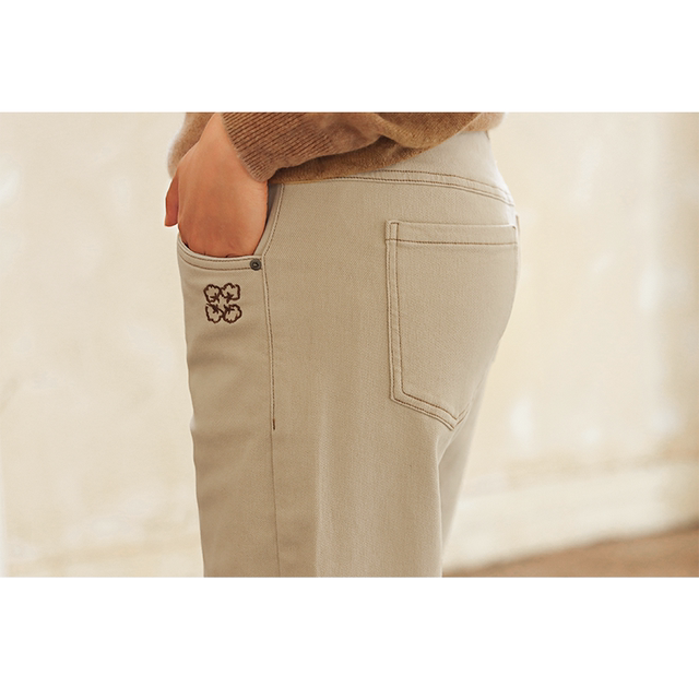 High-waisted casual colorless and odorless long straight-leg casual pants