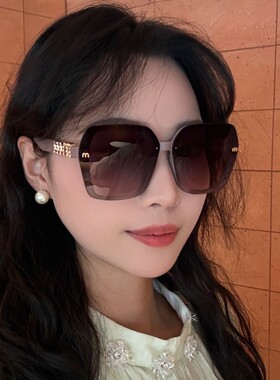 mumu轻奢墨镜开车骑车女专用遮阳镜透光眼镜太阳墨镜墨镜防紫外线