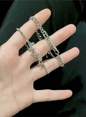 三生有杏情侣手链一对情侣S925