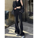High-waisted versatile style comfortable and comfortable long pants