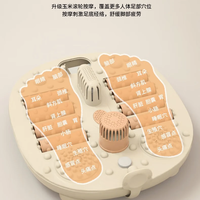 志高足浴盆家用全自动加热恒温洗脚盆电动按摩泡脚桶养生足浴器,淘宝优惠券,粉丝福利购,淘宝优惠卷